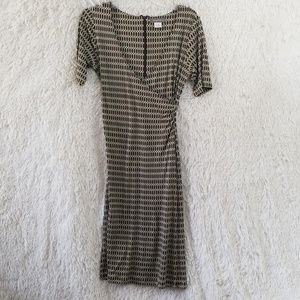 TOMMY BAHAMA wraparound Dress green brown small